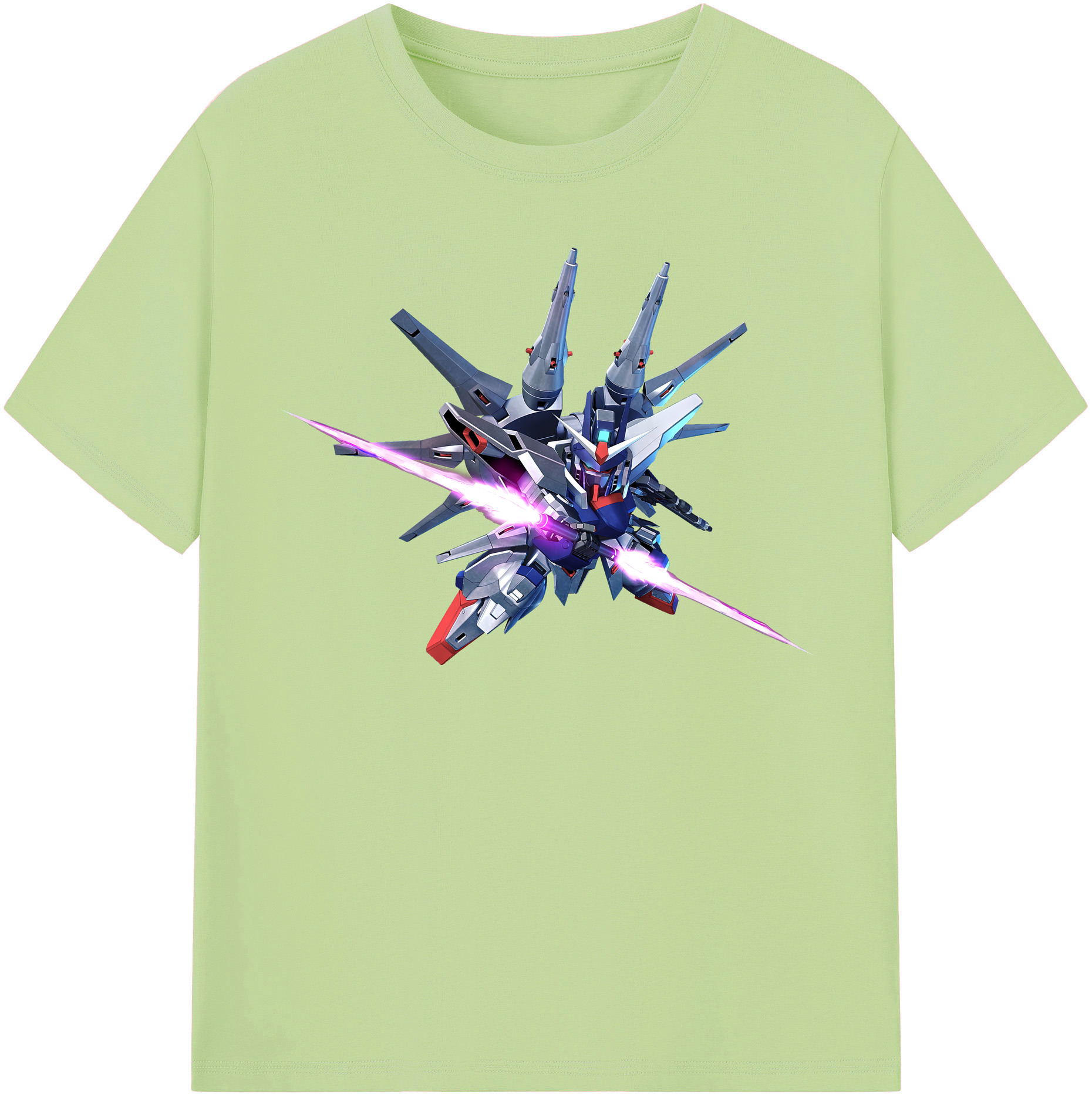 （画像用） 機動戦士ガンダム Mobile Suit Gundam 綿100％半袖Tシャツ（フロントプリント）